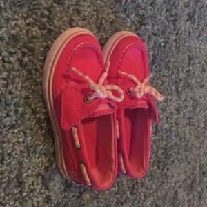 Toddler Pink Sperrys
